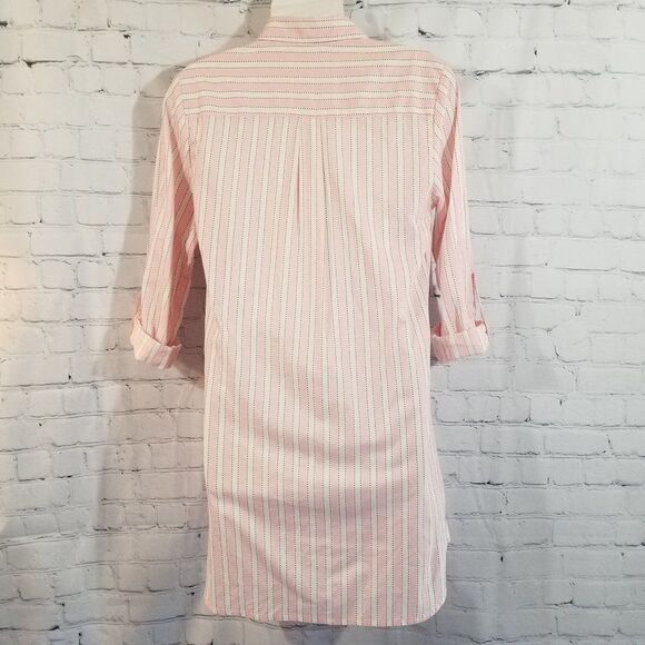 NWOT Victoria’s Secret Pink & White Striped Sleep Shirt Size XS/TP - Picture 5 of 10
